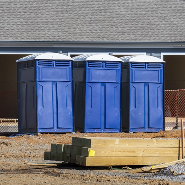 are there any restrictions on what items can be disposed of in the porta potties in Wann OK